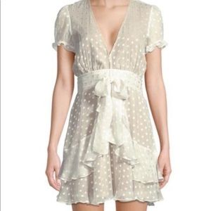 For love & lemons white star dress